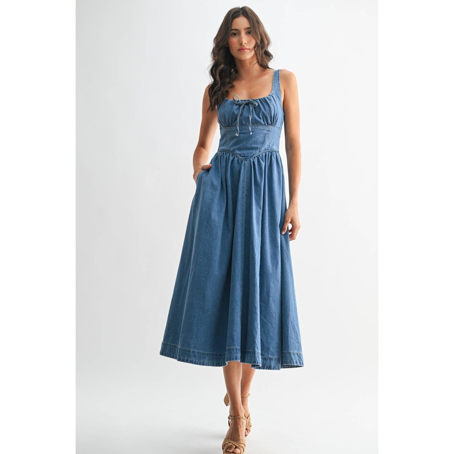 The Amour Denim Maxi