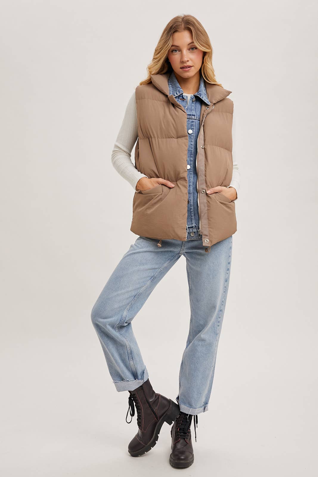 The Rue Denim Vest