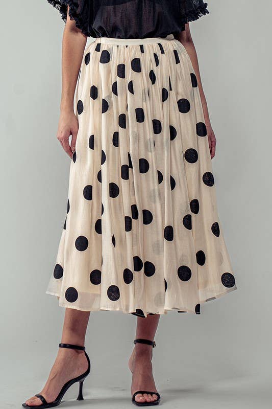 The Rosé Dot Skirt