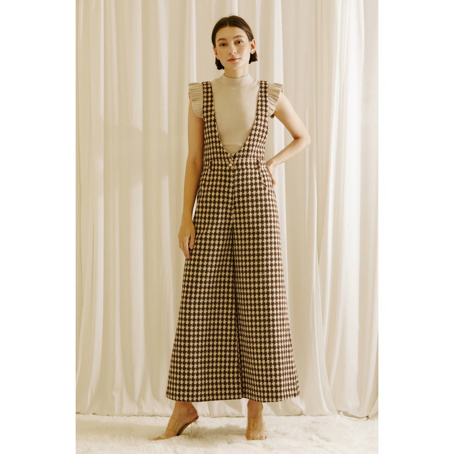 The Amour Tweed Jumpsuit