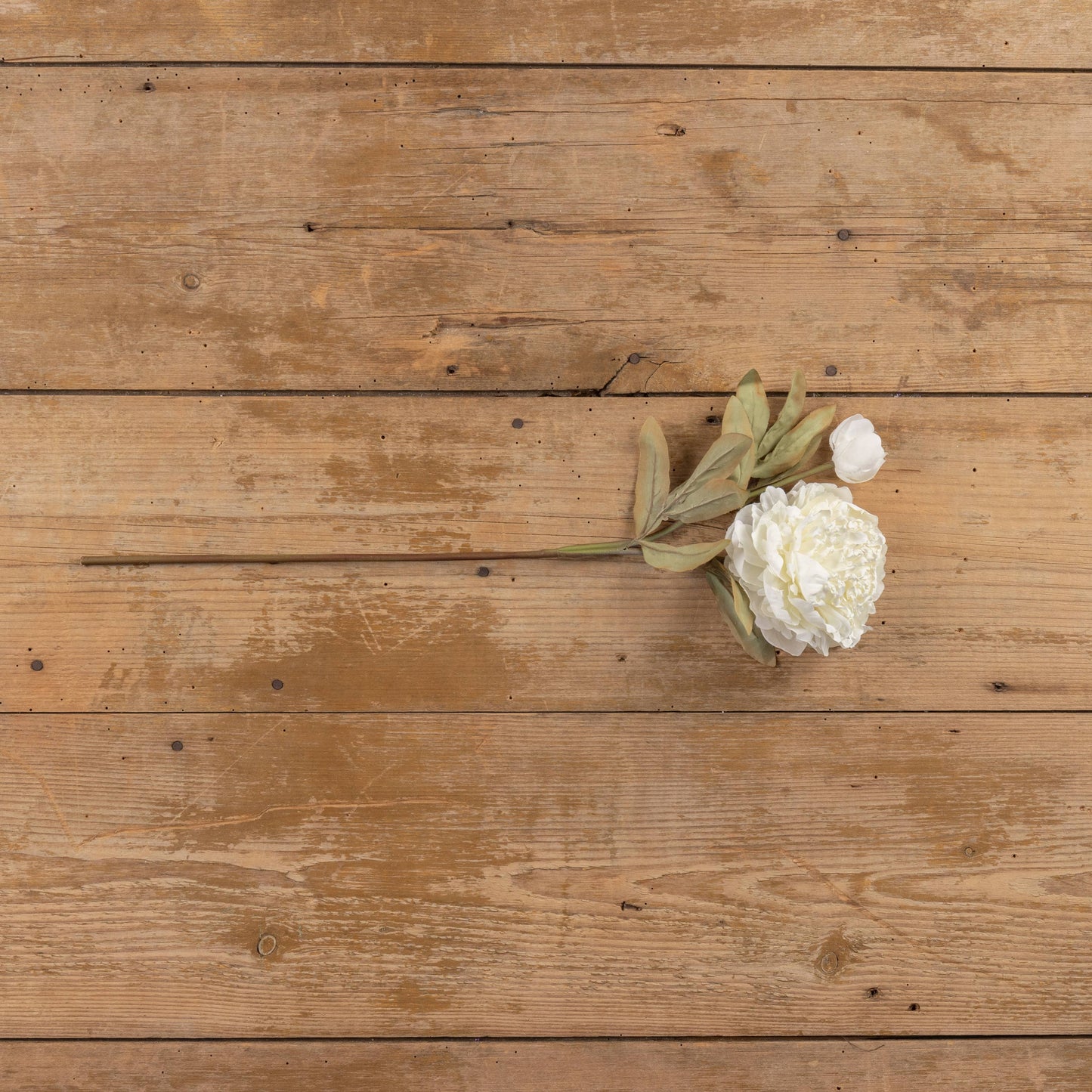 23" White Rose Spray