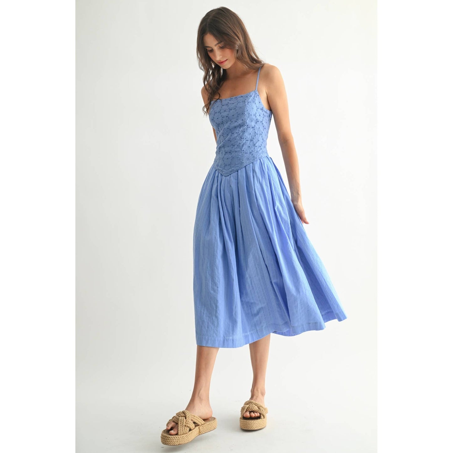 The Bluebell Lace Midi
