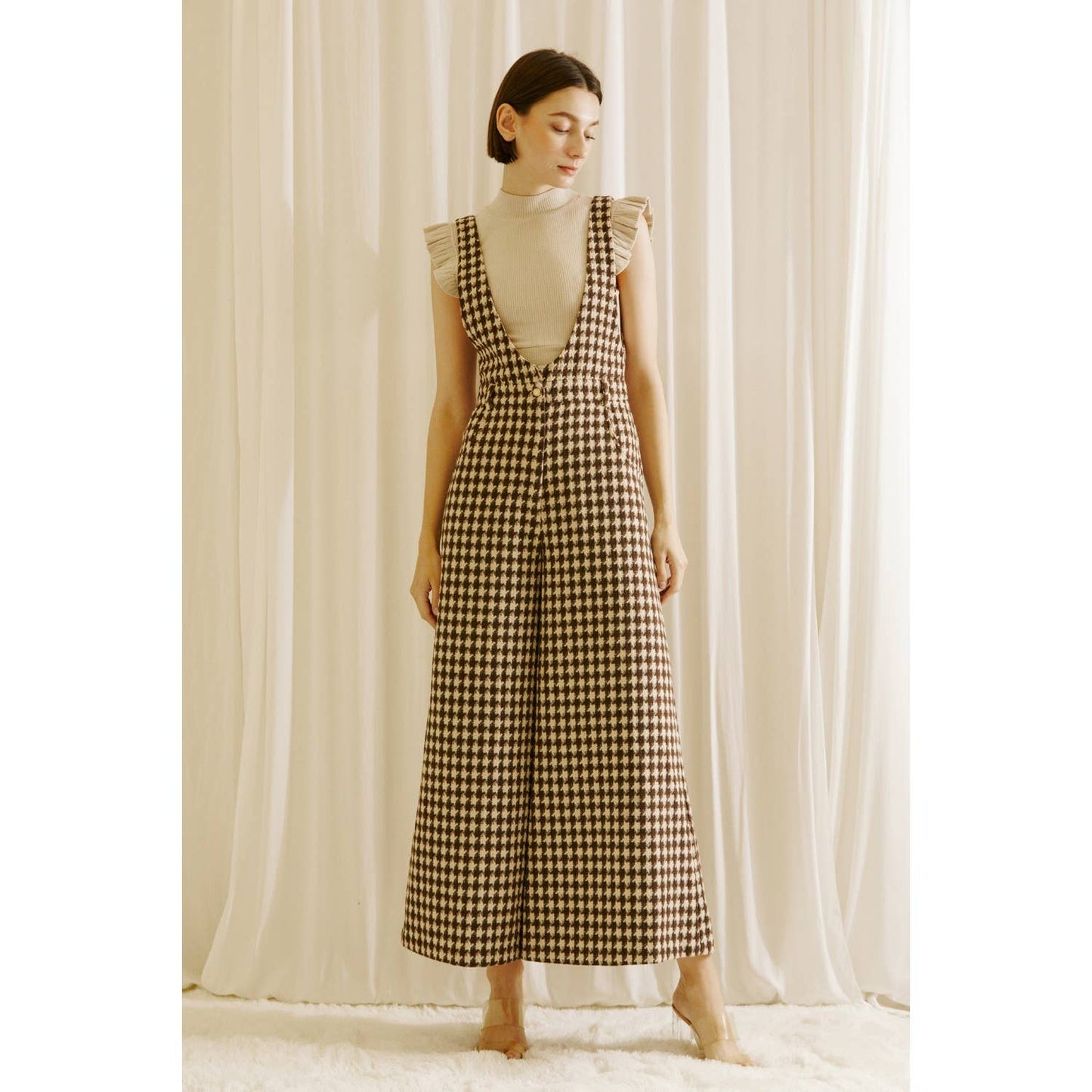 The Amour Tweed Jumpsuit
