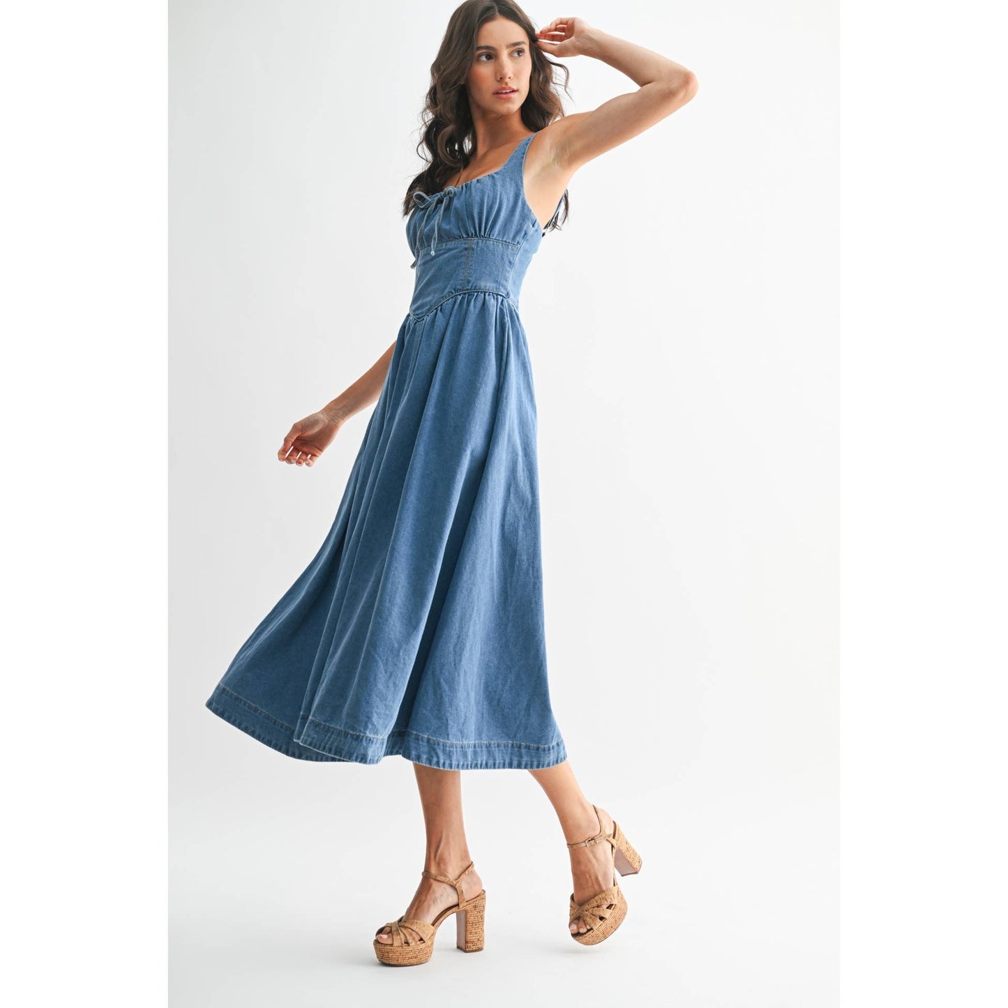 The Amour Denim Maxi