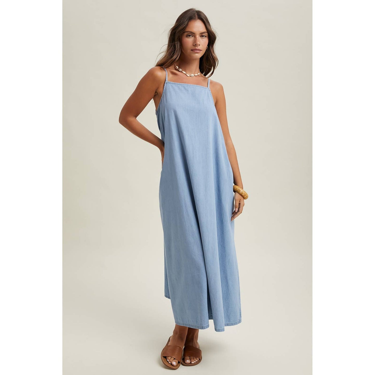 The Chambray Daydream Maxi Dress