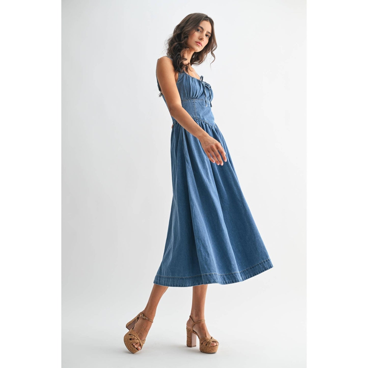 The Amour Denim Maxi