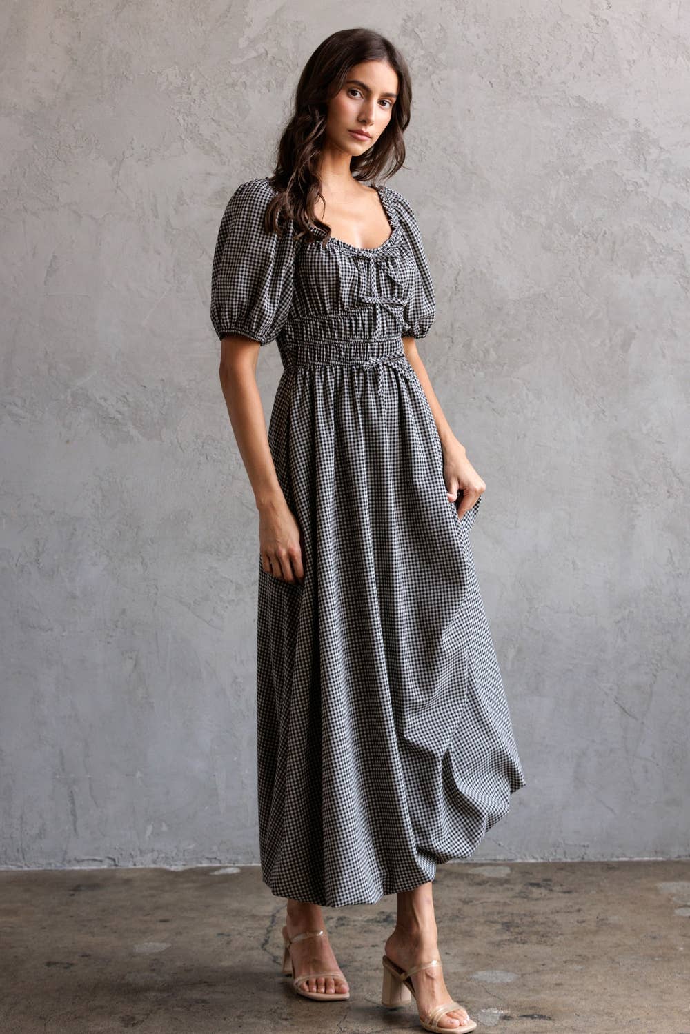 The Harvest Gingham Dress