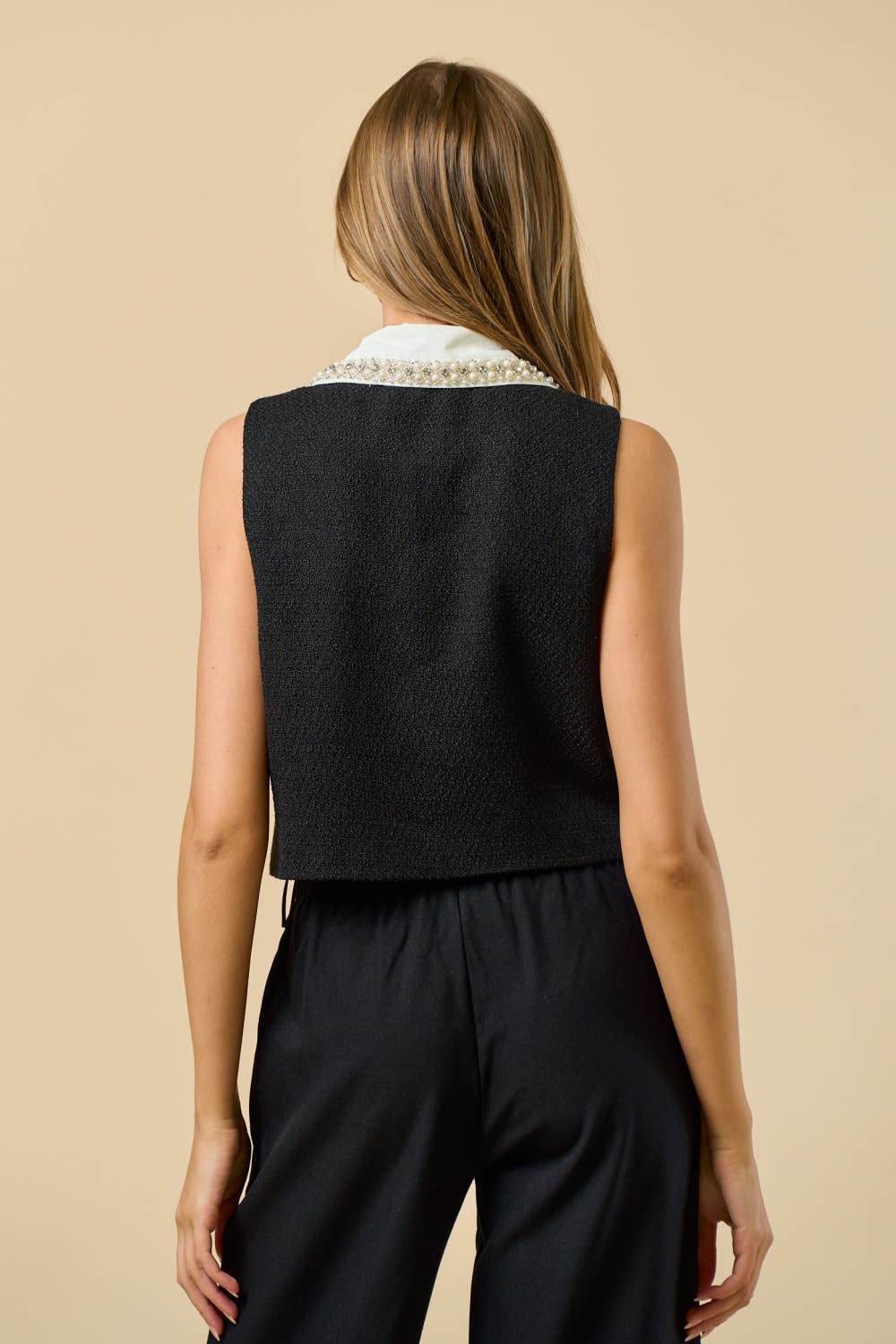 The Bijou Tweed Top