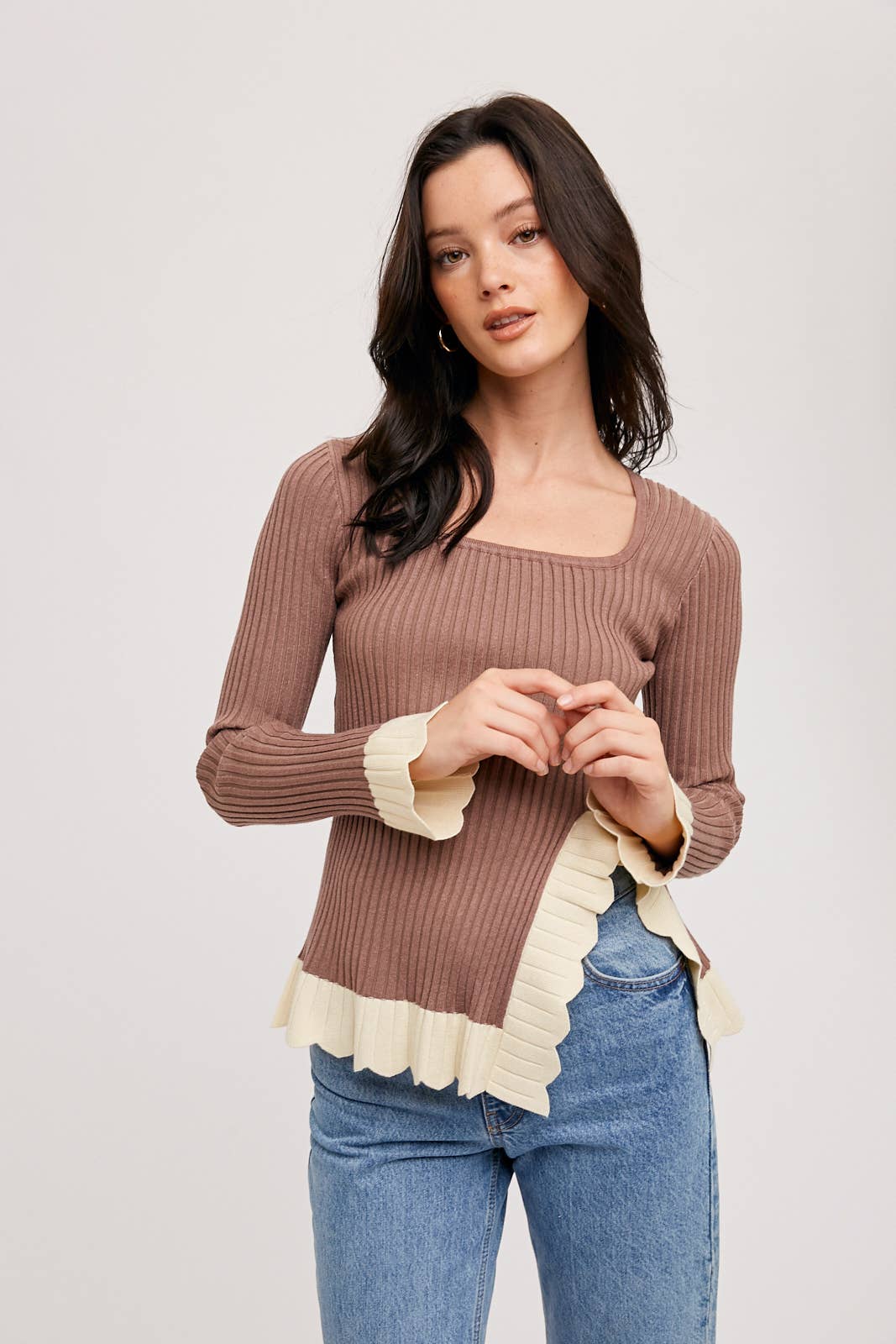 The Sleek Slit Knit