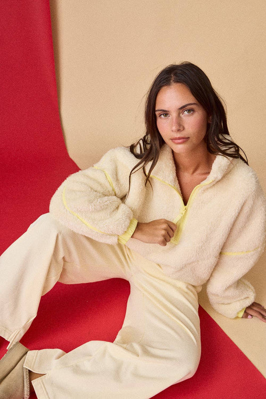 The Fresh Start Sherpa Half-Zip