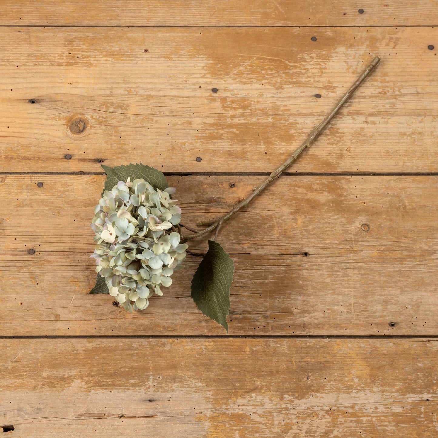 21" Light Blue Hydrangea Stem