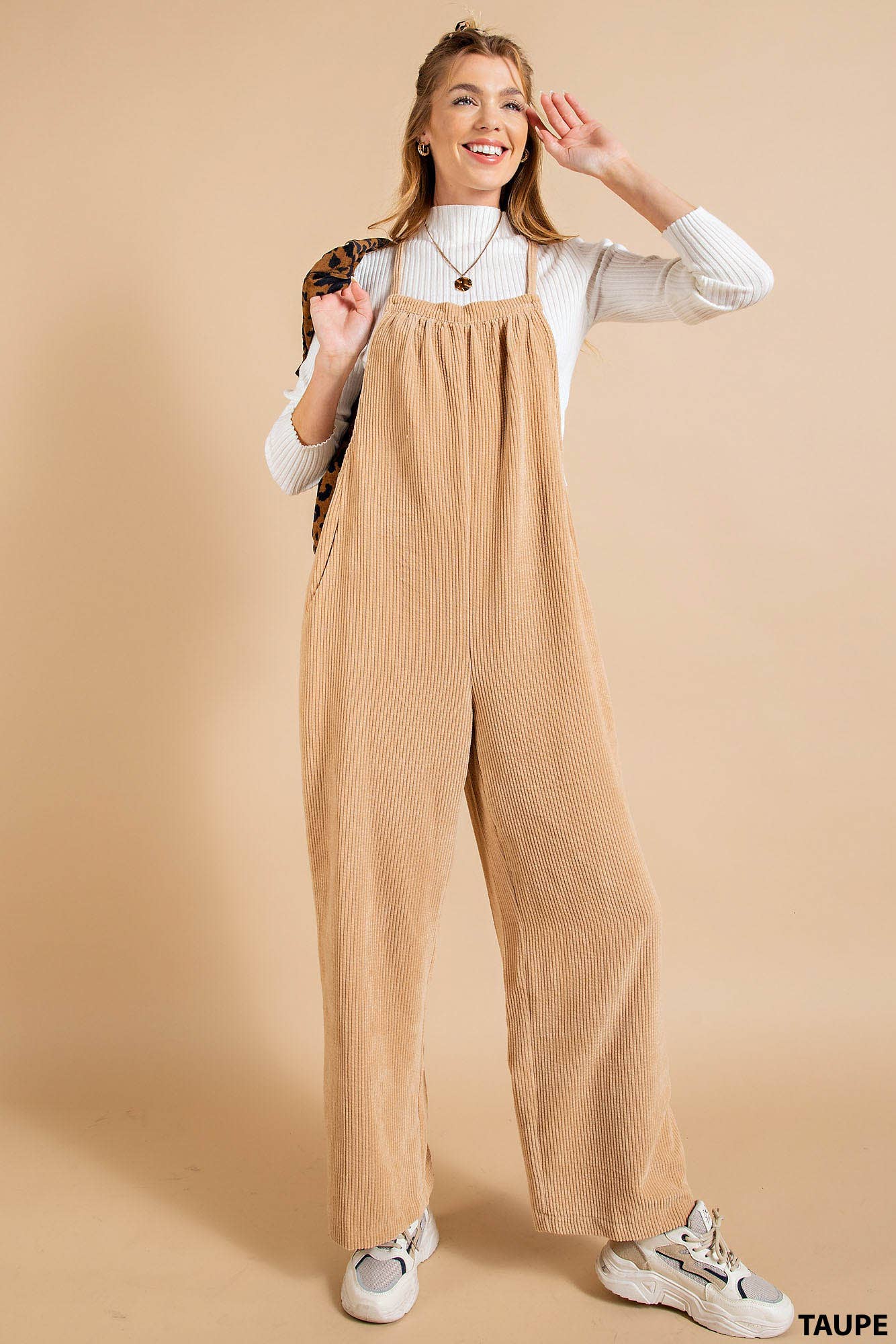Buttery soft corduroy overalls