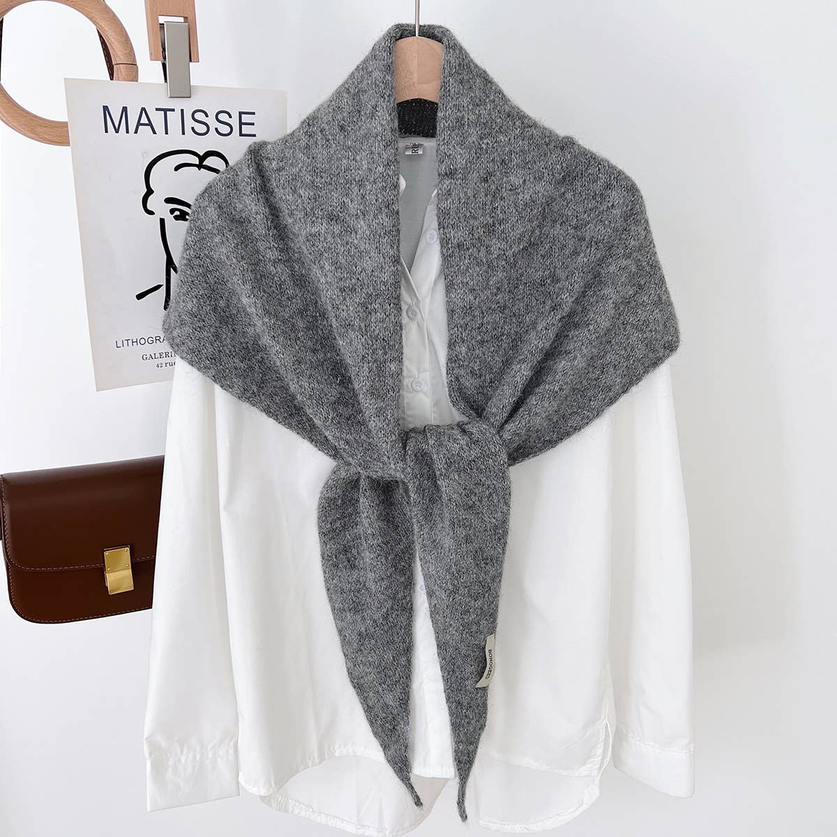 The Cozy Muse Triangle Scarf