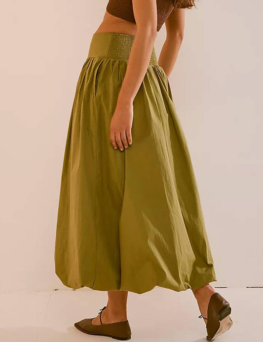 The Olive Grove Bubble Skirt