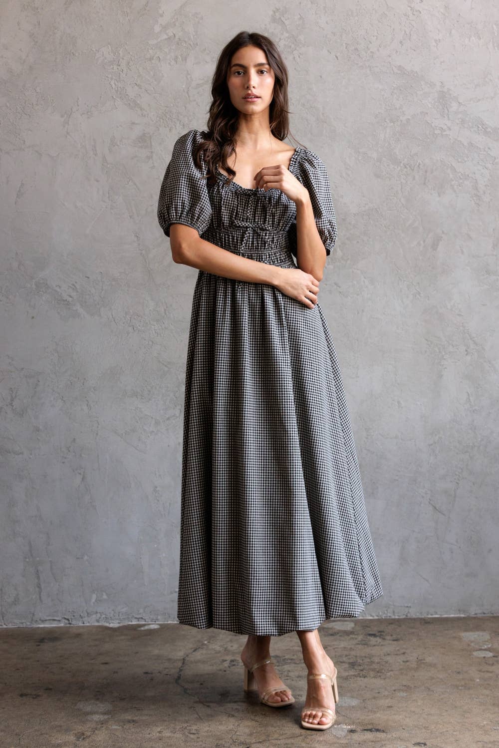 The Harvest Gingham Dress