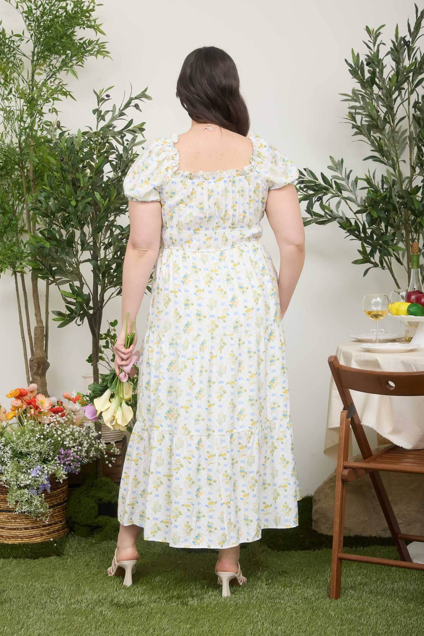 The Spring Garden Tie Dress