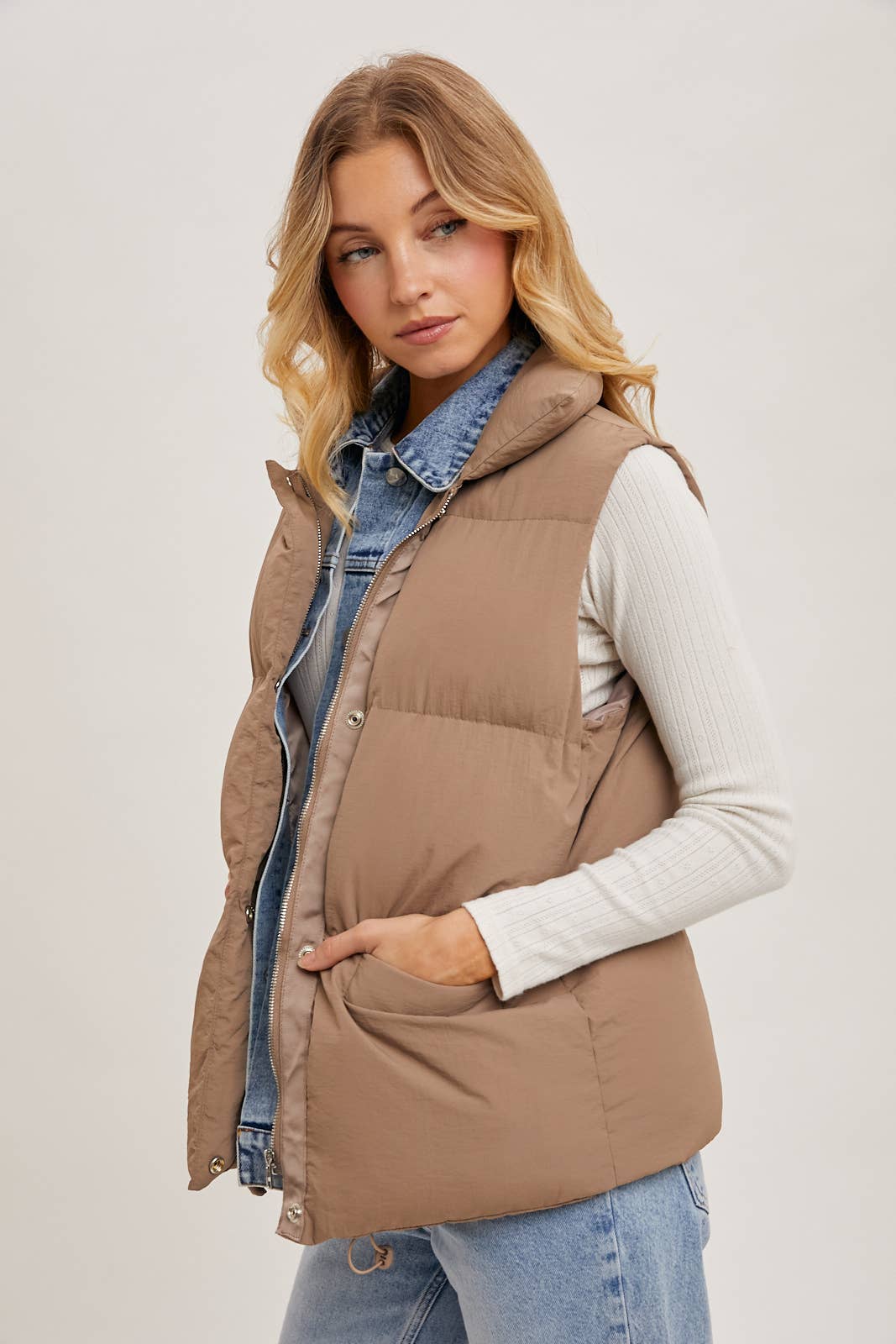 The Rue Denim Vest