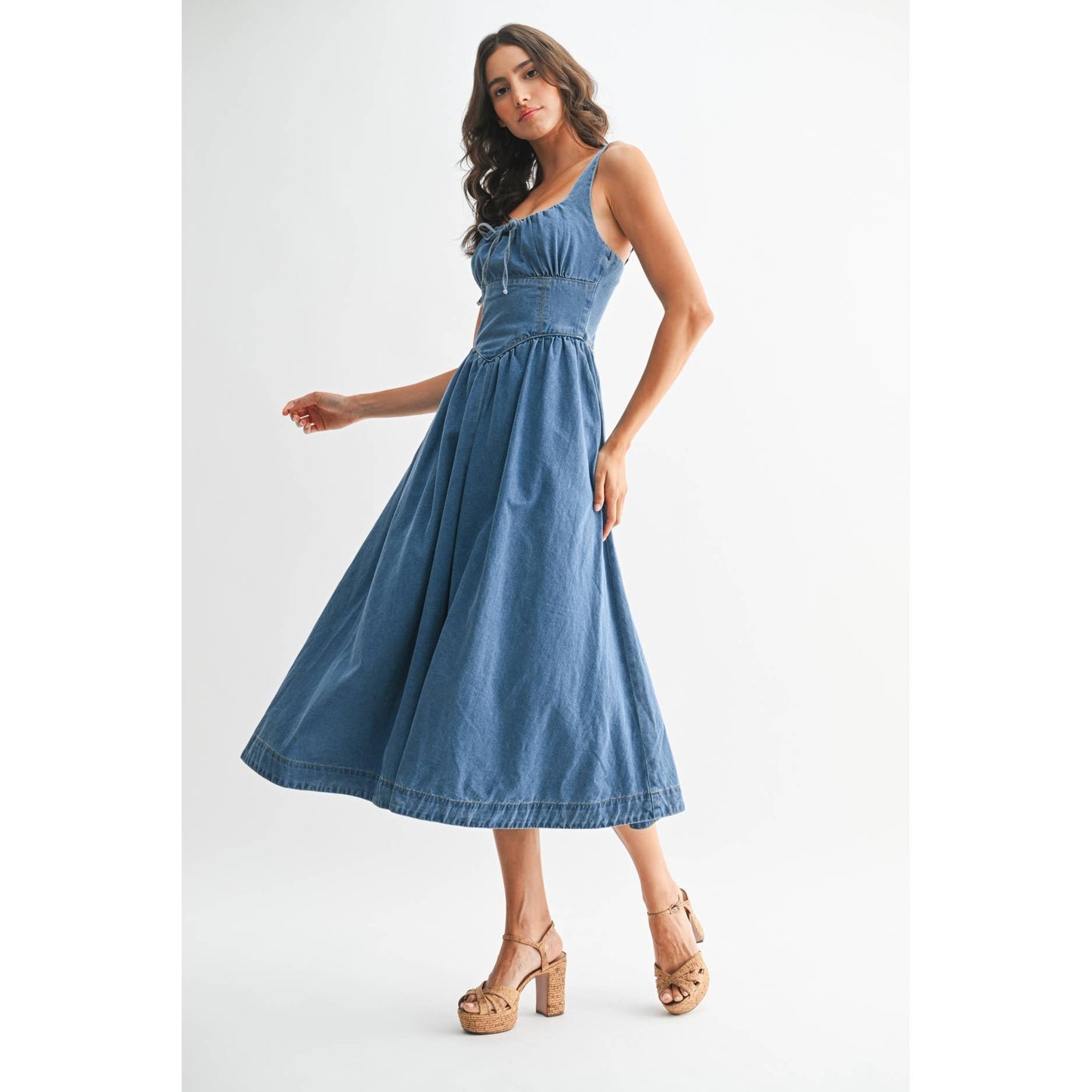 The Amour Denim Maxi