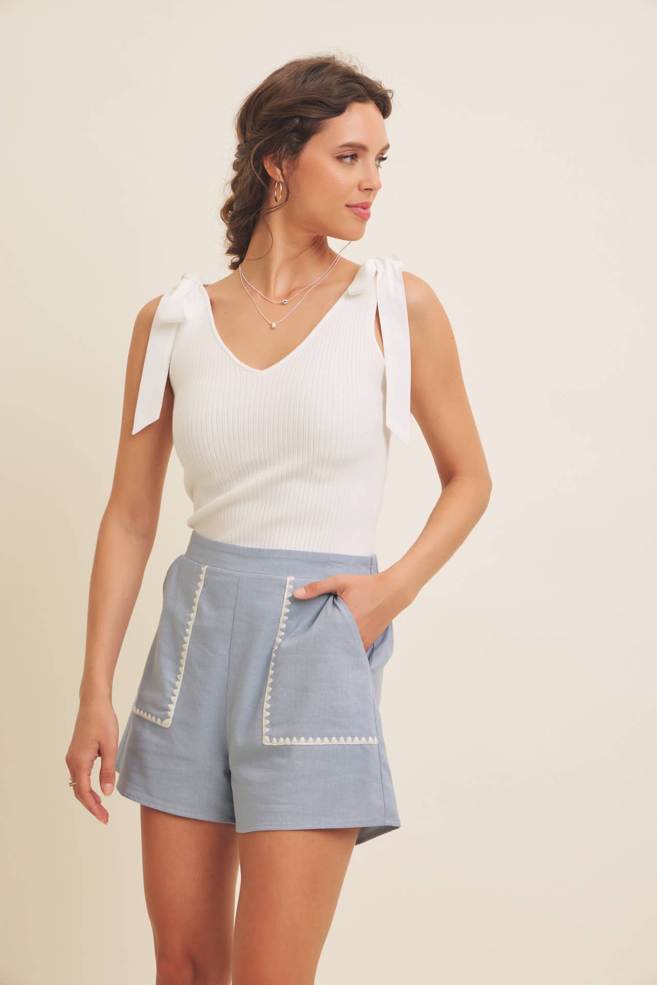 The Sorrento Tie Top