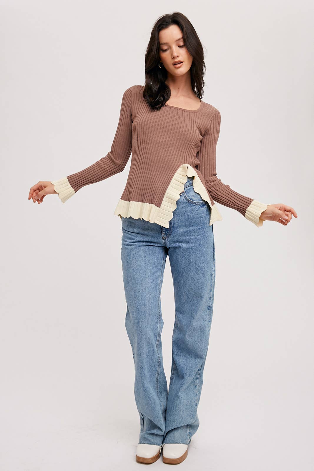 The Sleek Slit Knit