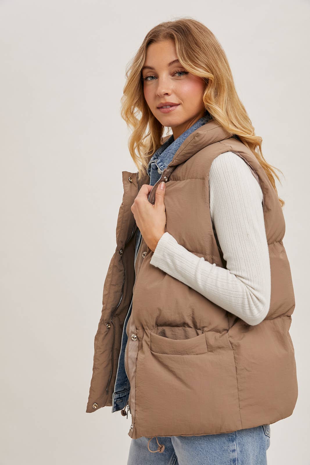 The Rue Denim Vest