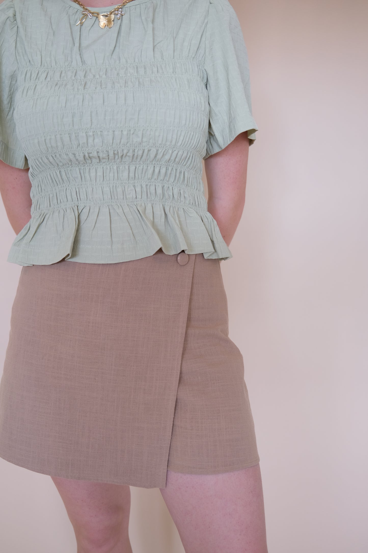 Linen Skort