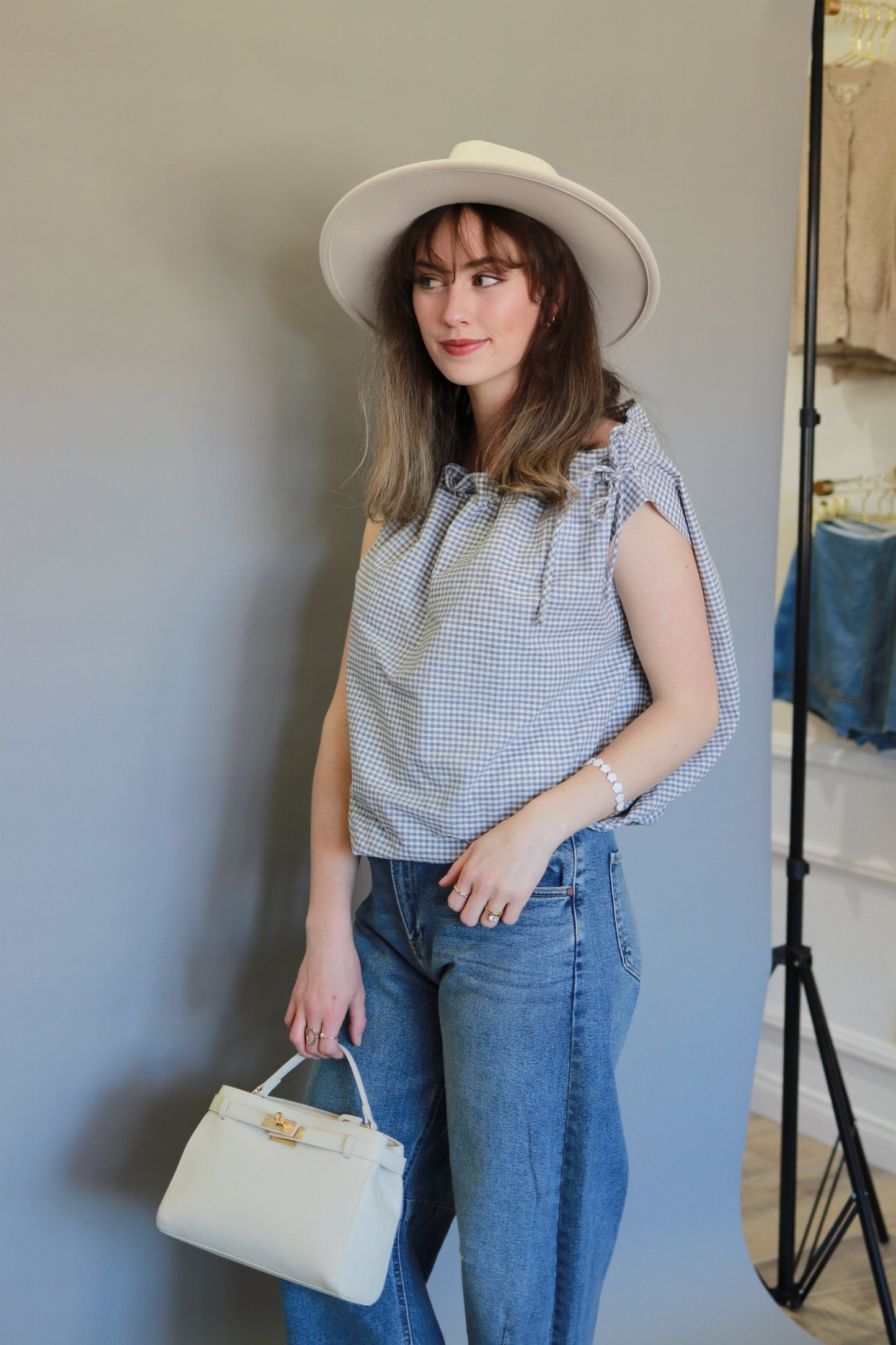 The Gingham Grace Bubble Top