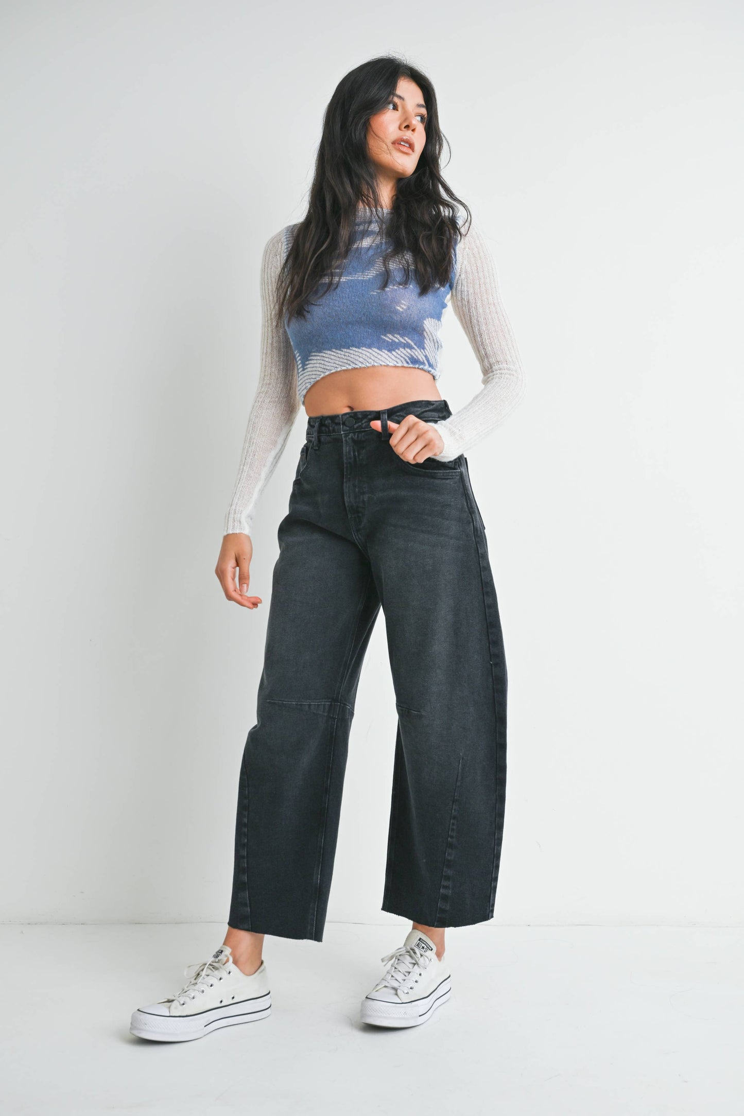 The Black Barrel Jeans