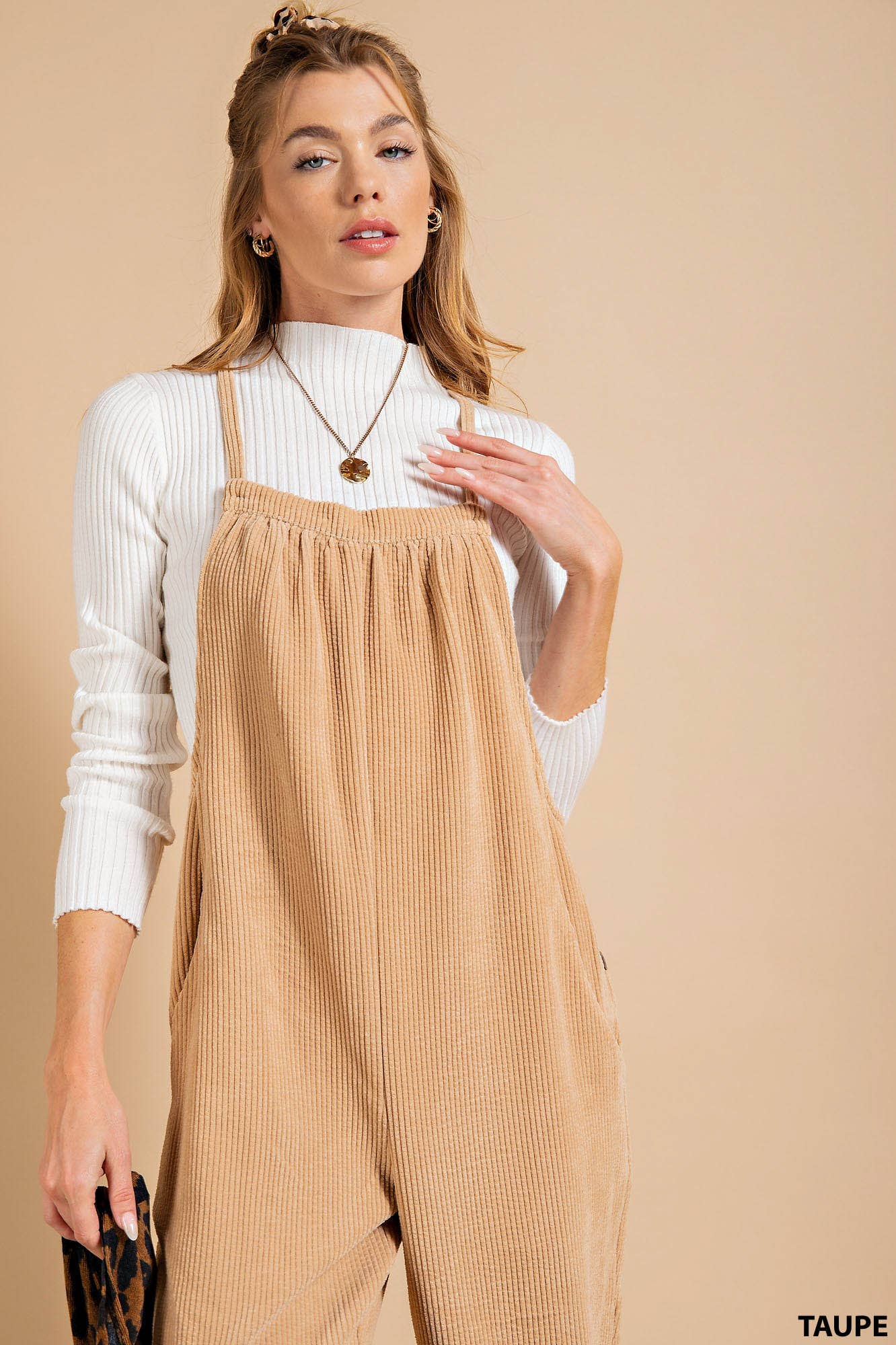 Buttery soft corduroy overalls