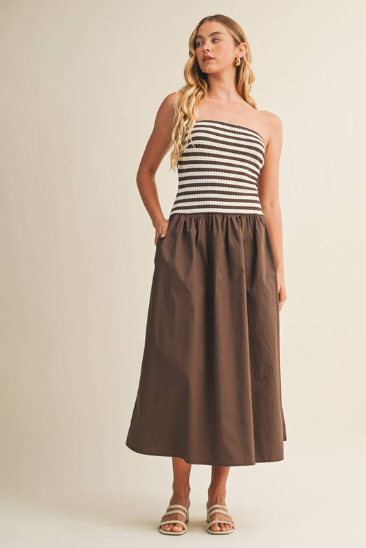 The Cocoa Muse Midi Dress