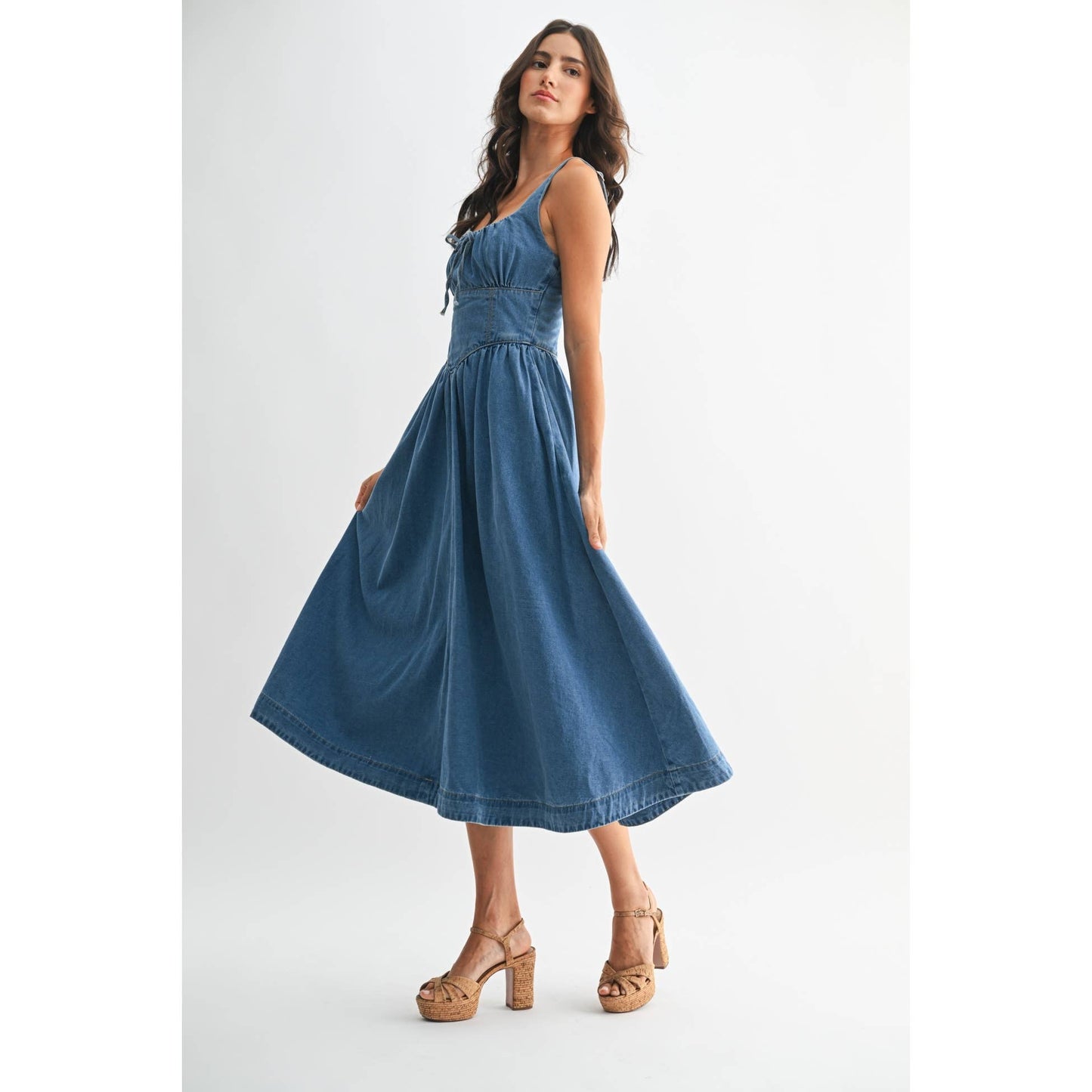 The Amour Denim Maxi