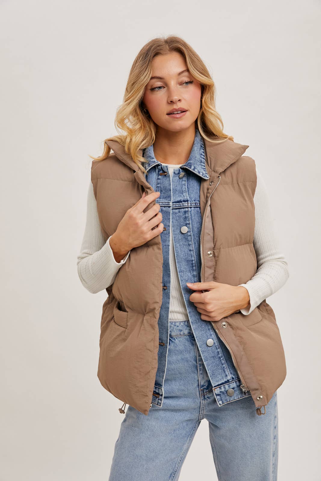 The Rue Denim Vest