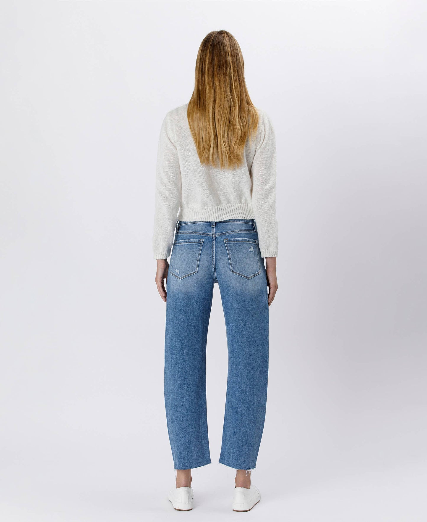 HIGH RISE MILD BARREL JEANS