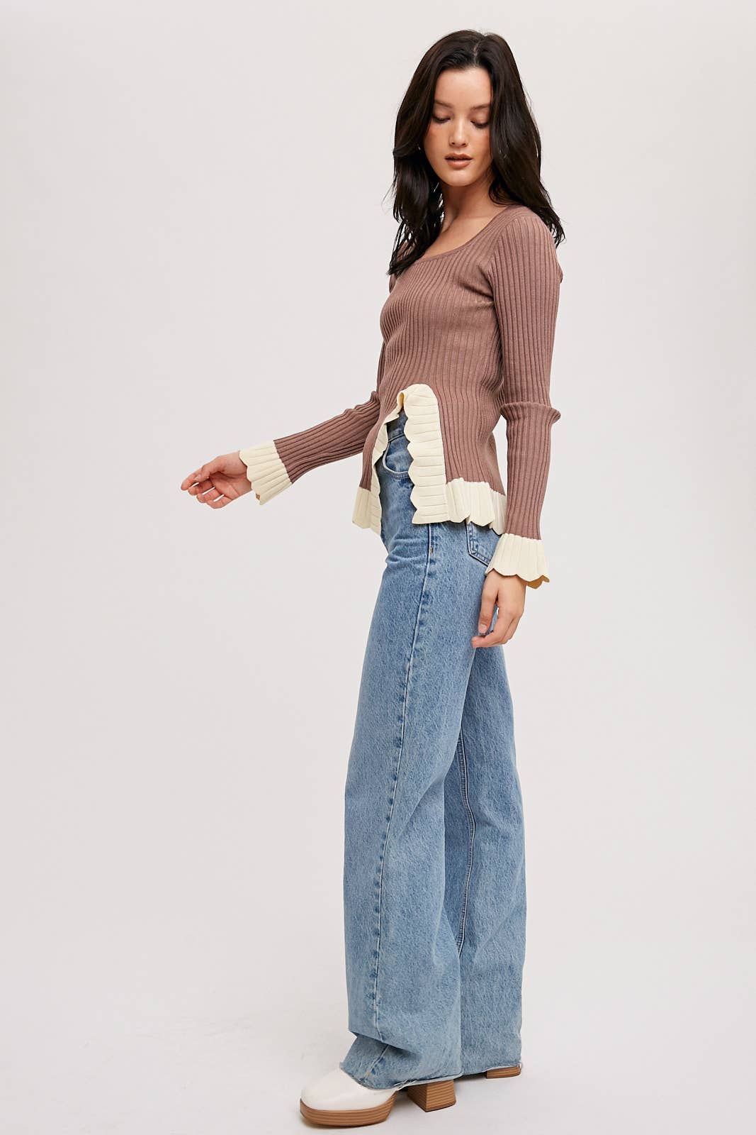 The Sleek Slit Knit