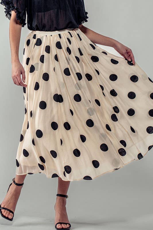 The Rosé Dot Skirt