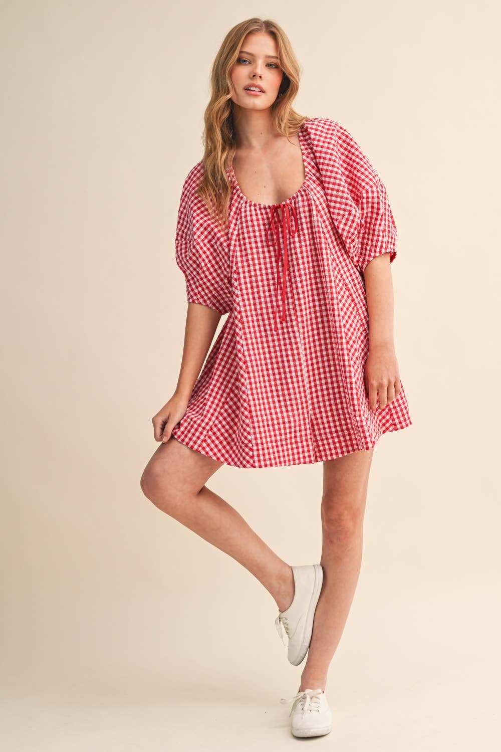 The All-American Gingham Romper