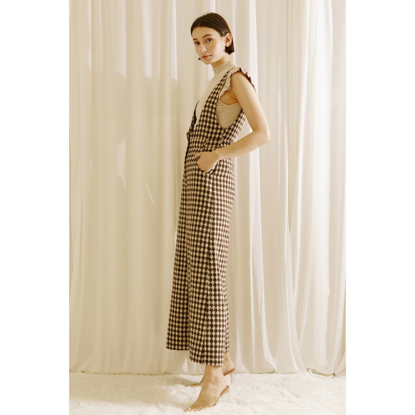 The Amour Tweed Jumpsuit