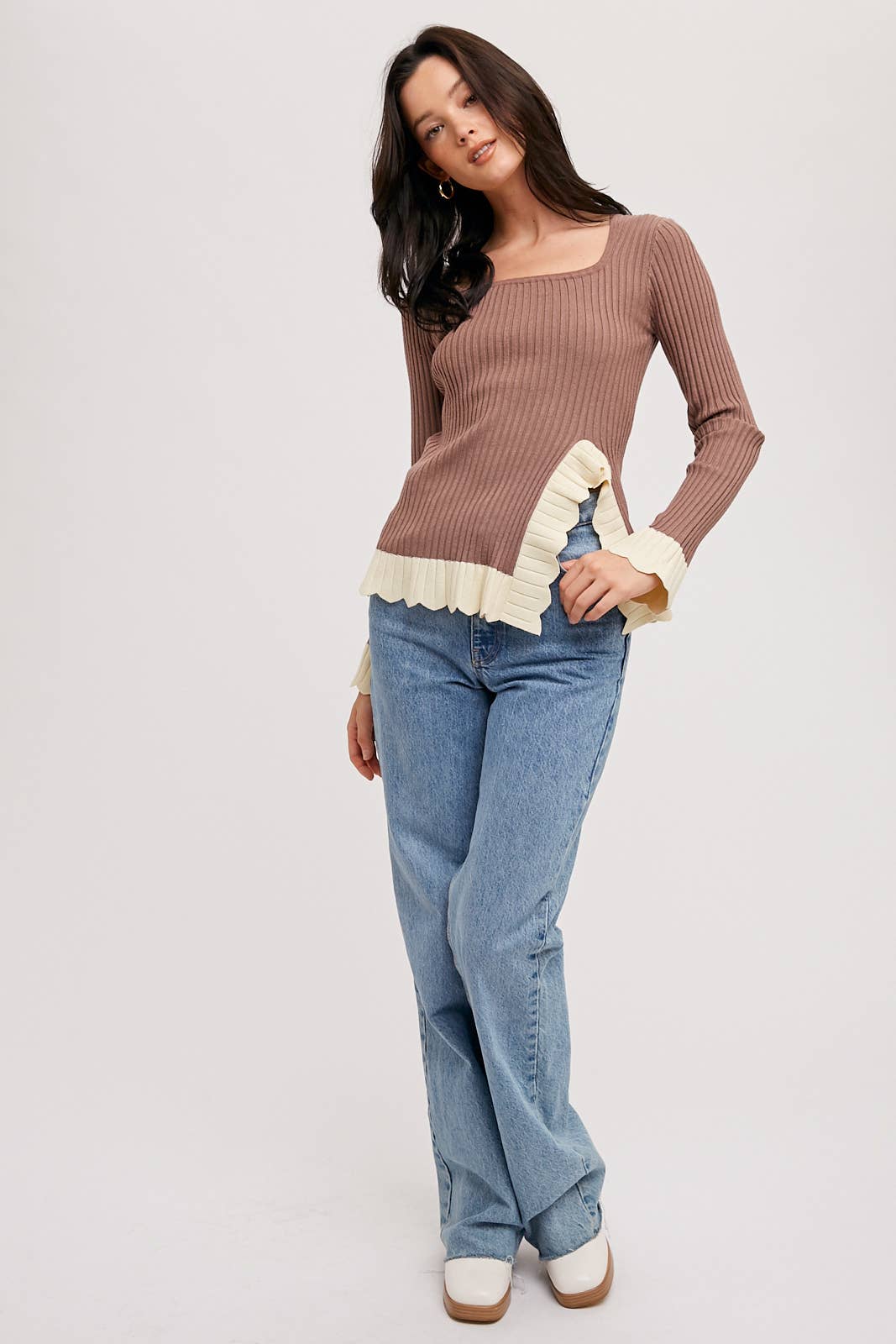 The Sleek Slit Knit