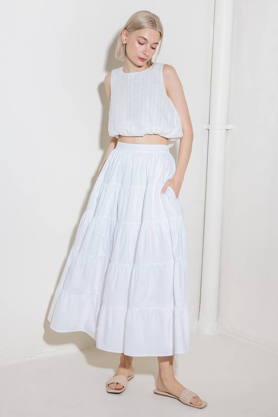 The Meadow Midi Skirt