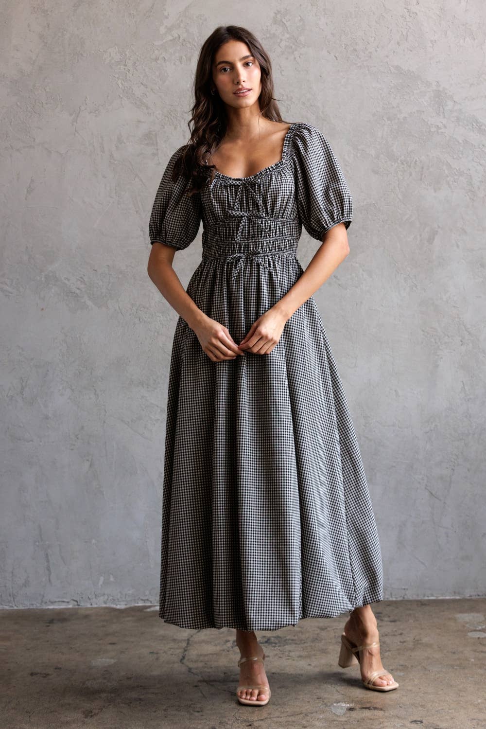 The Harvest Gingham Dress