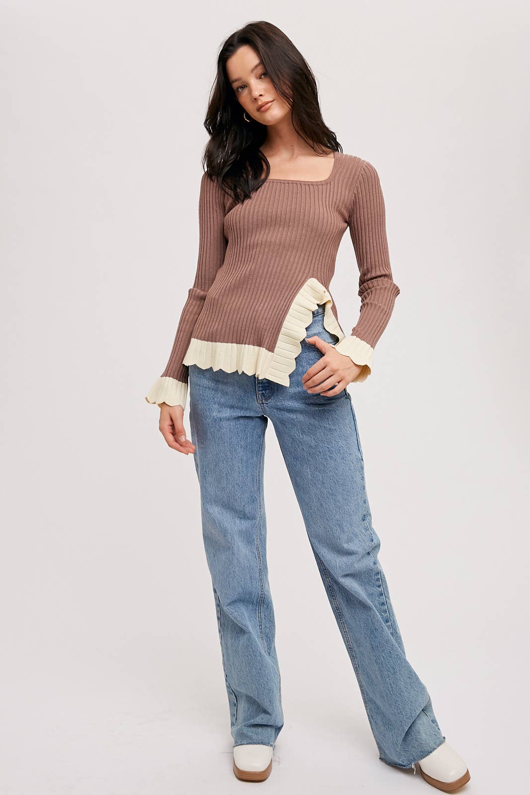 The Sleek Slit Knit