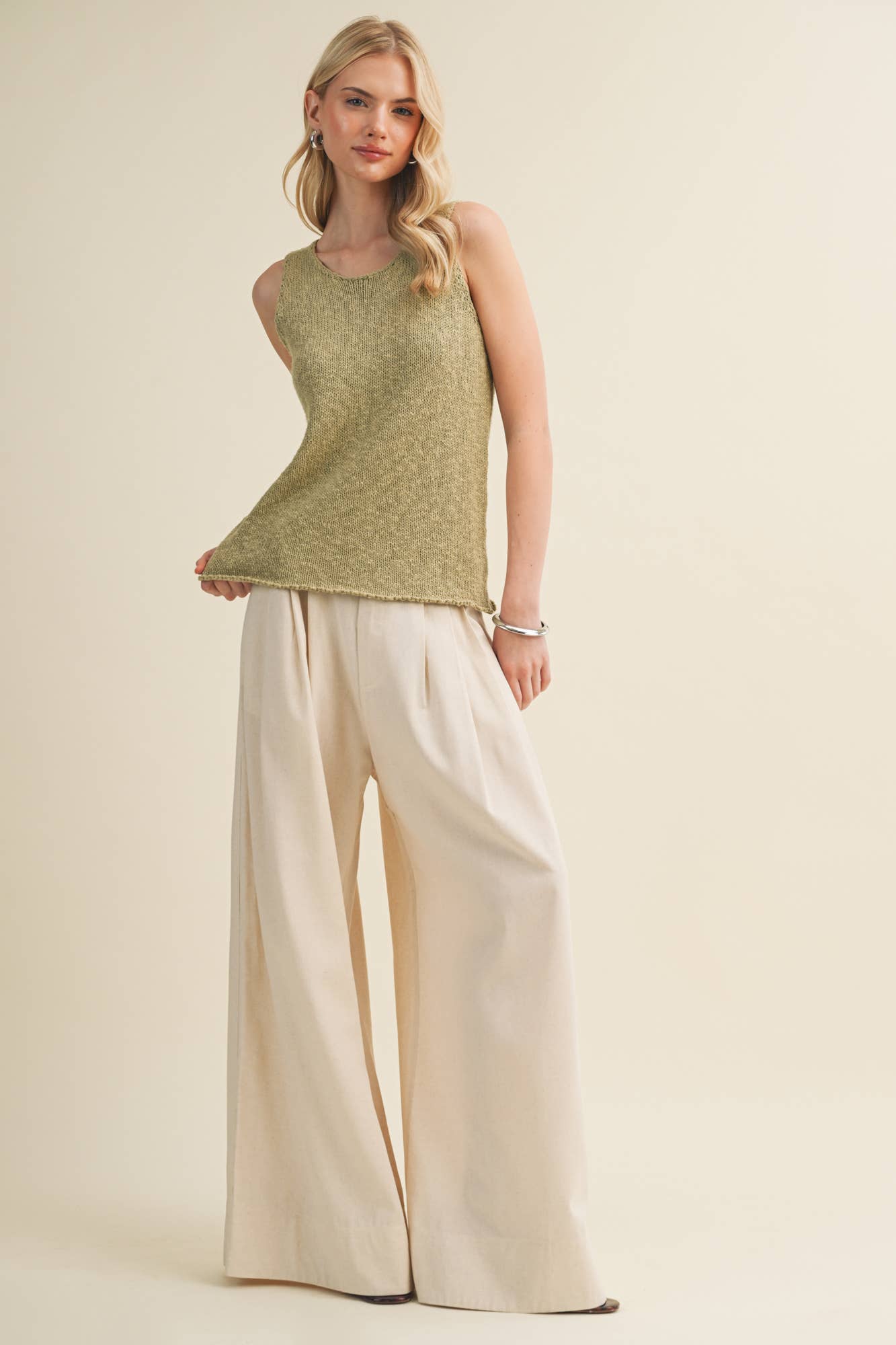 The Quiet Bloom Knit Tank