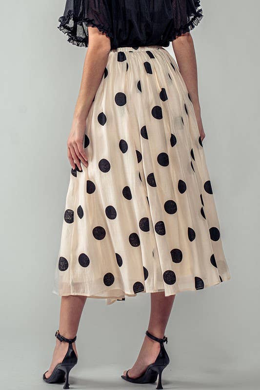 The Rosé Dot Skirt