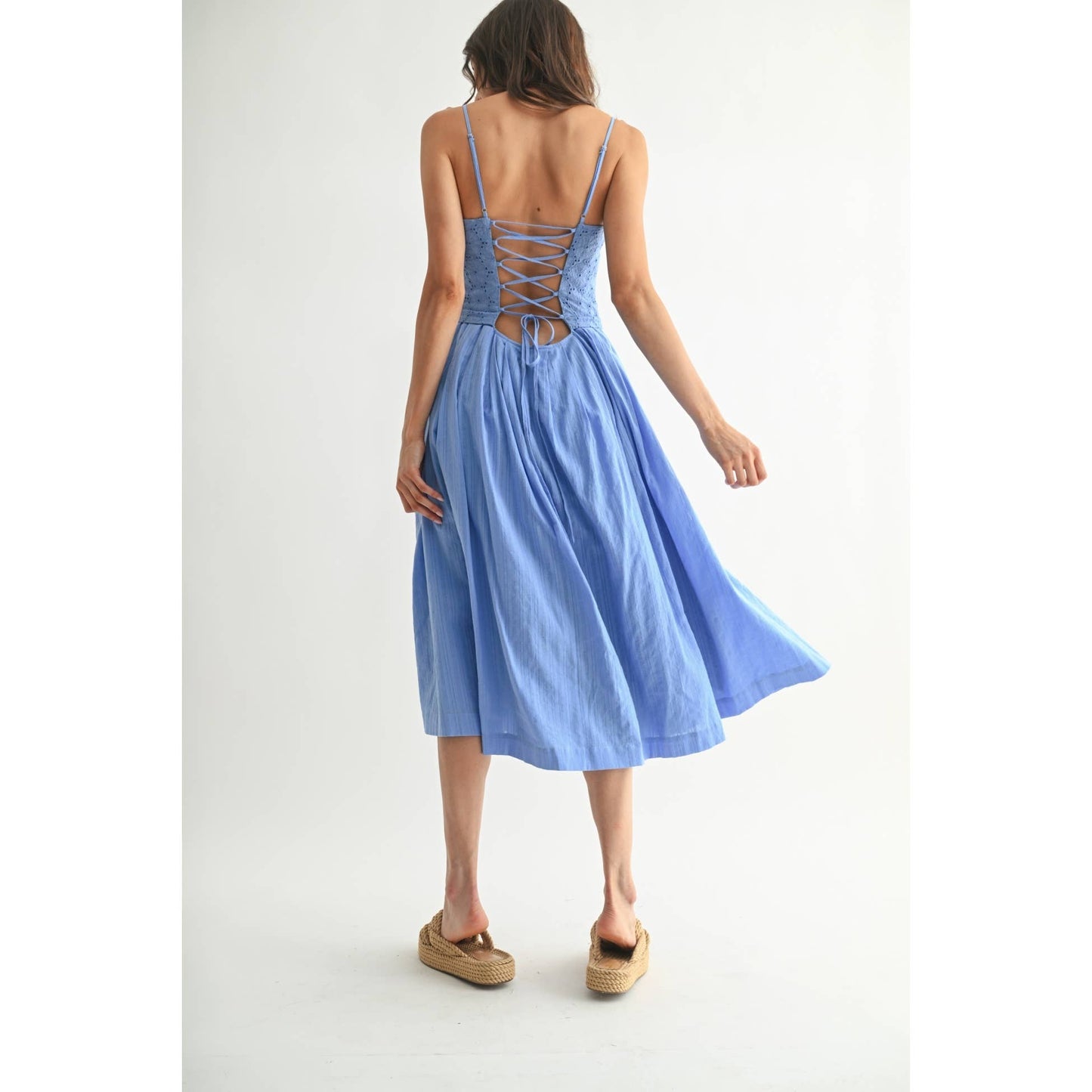 The Bluebell Lace Midi