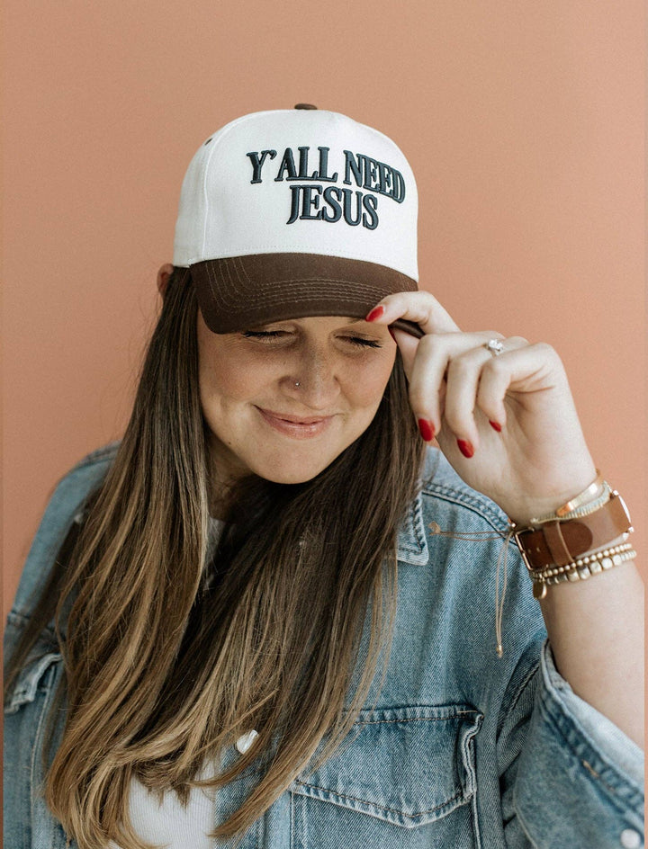 Jenessa Wait - Hat: Y'all Need Jesus: Default Title