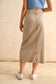 The Washed Button Skirt