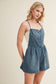 The Sweetheart Denim Romper