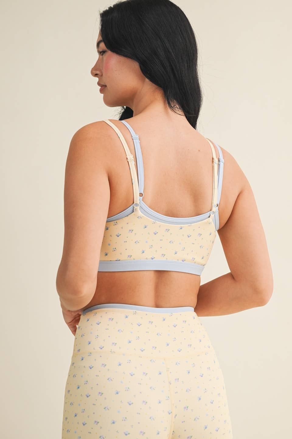 Lemon Blossom Sports Bra 🍋💙