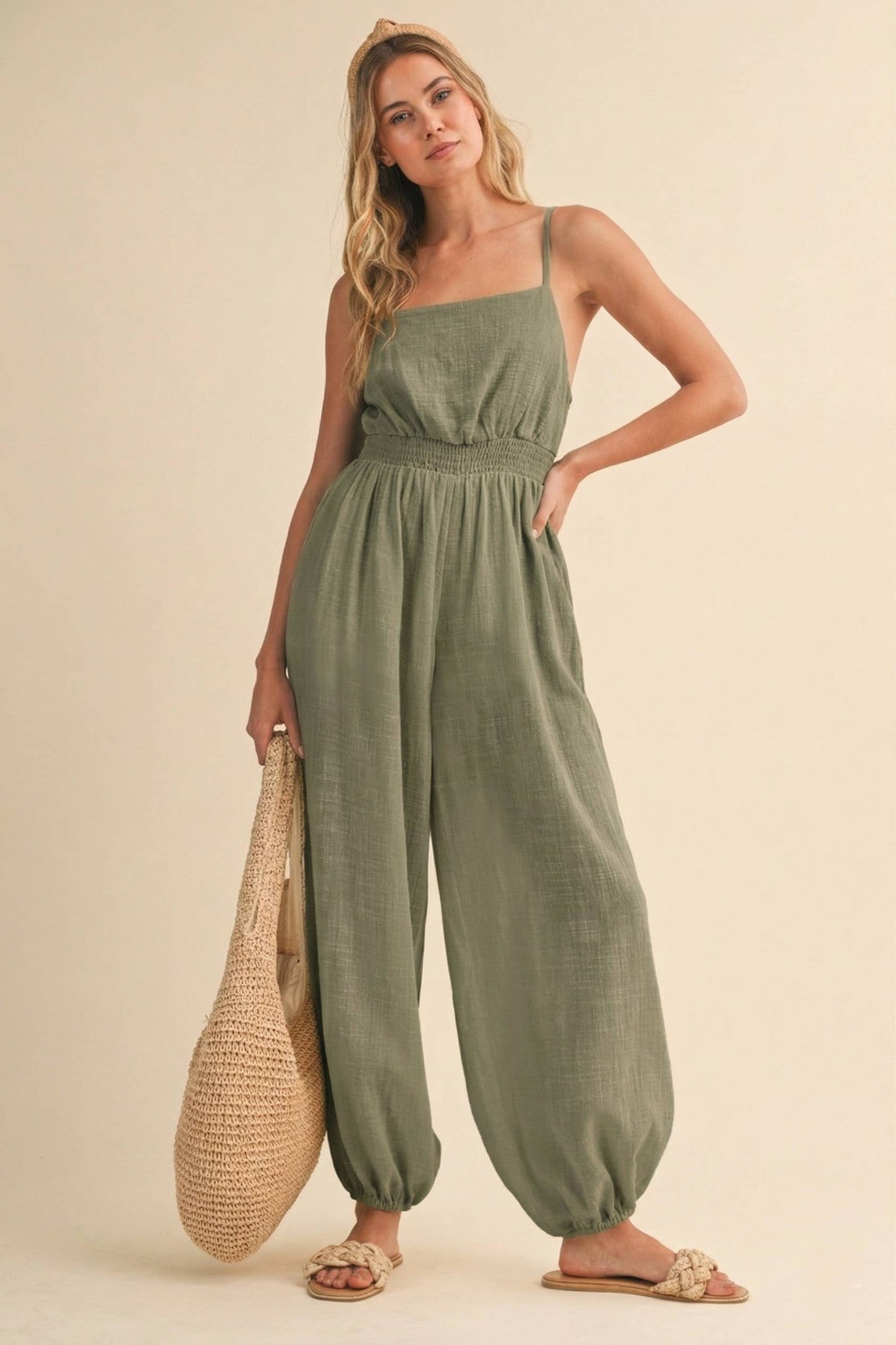 Olive Grove Jumpsuit