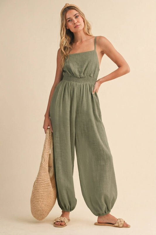 Olive Grove Jumpsuit